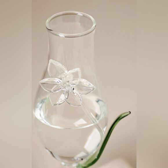 Anthropologie Ivie Glass Bud Vase  NWT - Picture 2 of 8